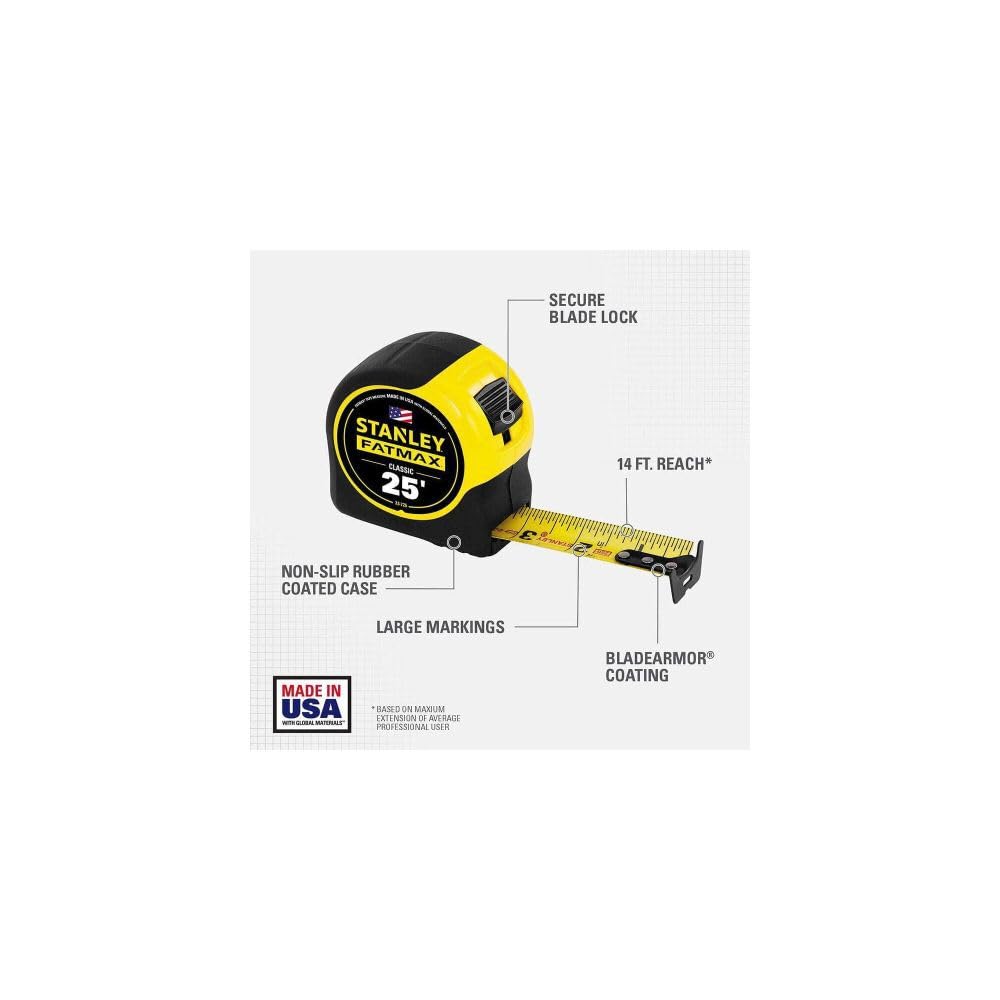 ST33-725 Stanley 25' X 1"FatMax Tape Measure