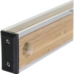 Bamboo Wood Level - 24" Aluminum Bound