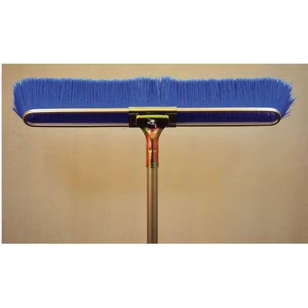 BB2134 23" Fine/Blue Broom with 60” Aluminum Handle