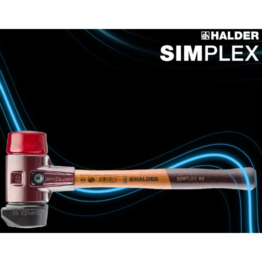 HAL3026.060 3.5 LB. Simplex Mallet w/Red-Black Heads