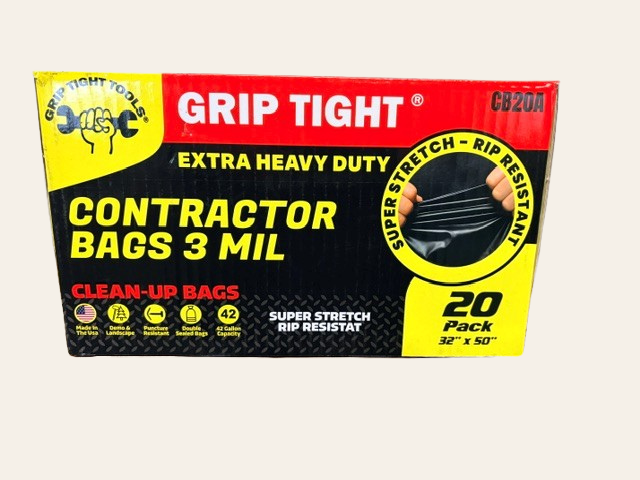 SGCTB Heavy Duty 3-Mil Contractors Trash Bags