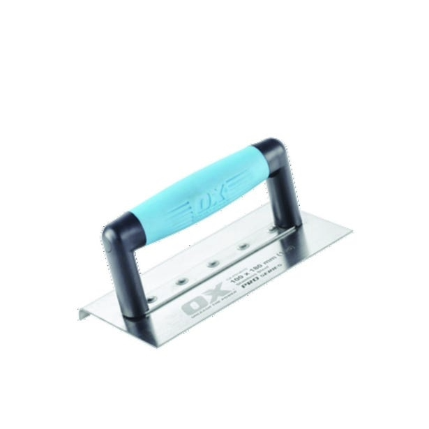 OXP014510- OX Pro Series 4 x 7 Stainless Steel Concrete Medium Edger- 3/8 Radius
