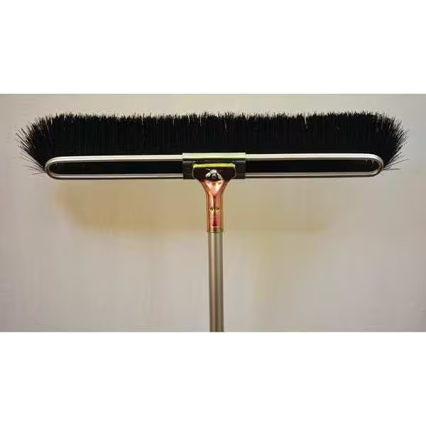 BB2154 23" Medium/Black Broom with 60” Aluminum Handle