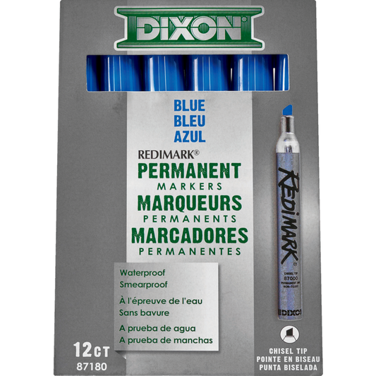 DX8718-Dixon Blue RediMark* Permanant Marker