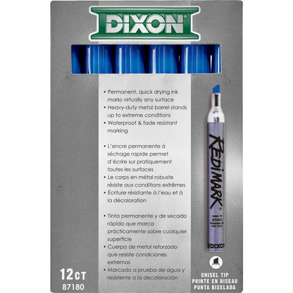 DX8718-Dixon Blue RediMark* Permanant Marker