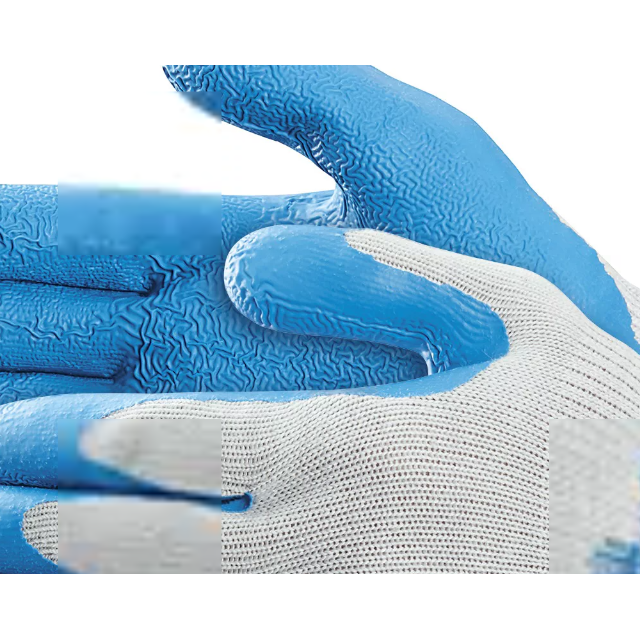GV300S-Atlas Fit Gloves Blue Dipped Palm Glove-Small