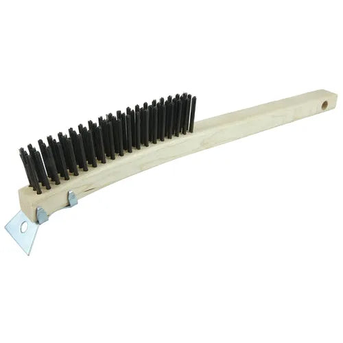 FB10WS-14" X 1" Wire Brush w/Scraper