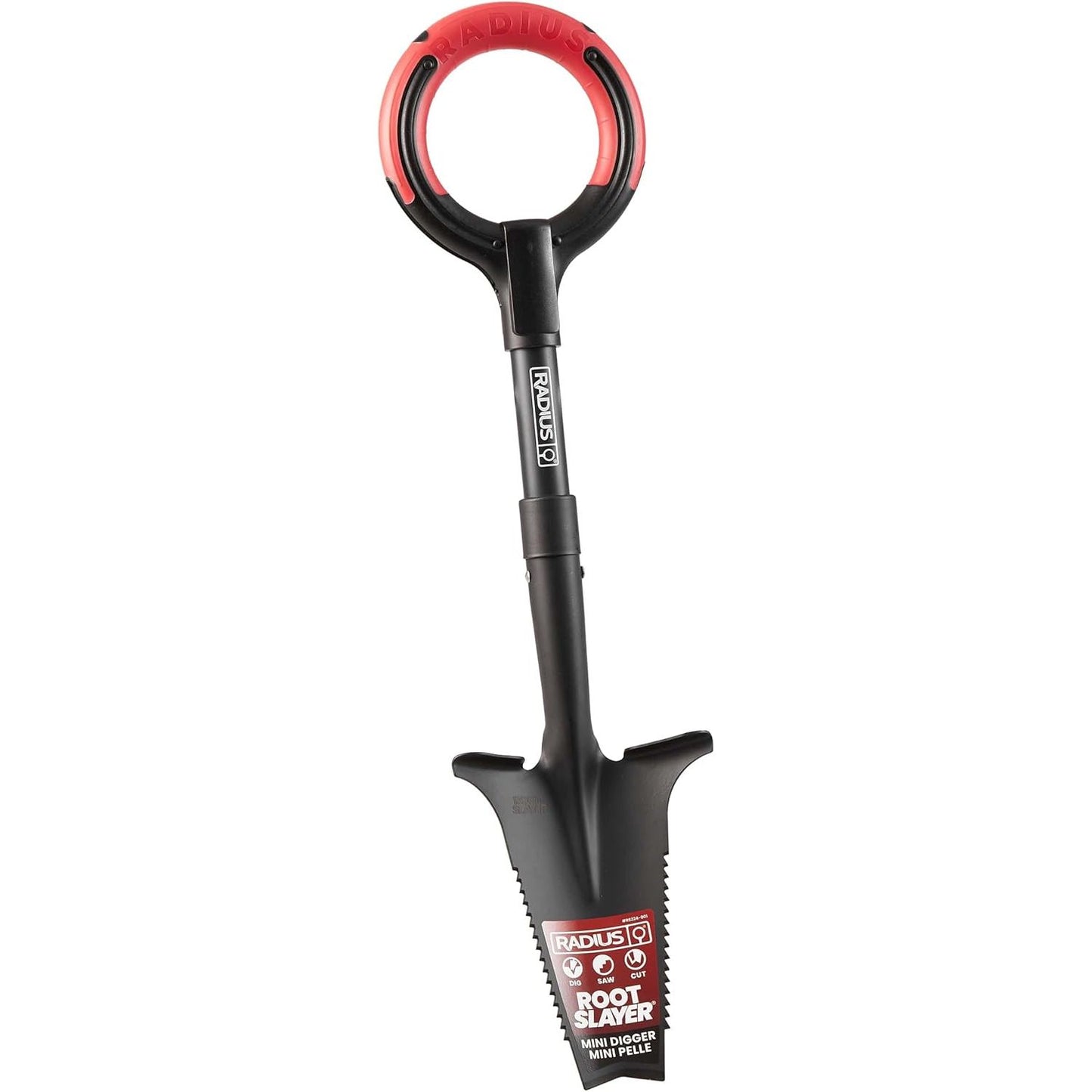 RS224-Radius Root Slayer 2.0 O-Handle Mini-Digger Shovel