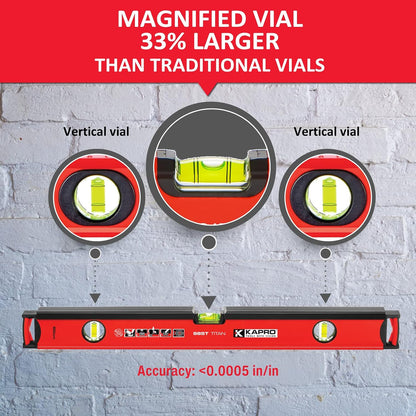 UC985T-41 x 24PT-Kapro 24" Titan Level w/ Torpedo Level